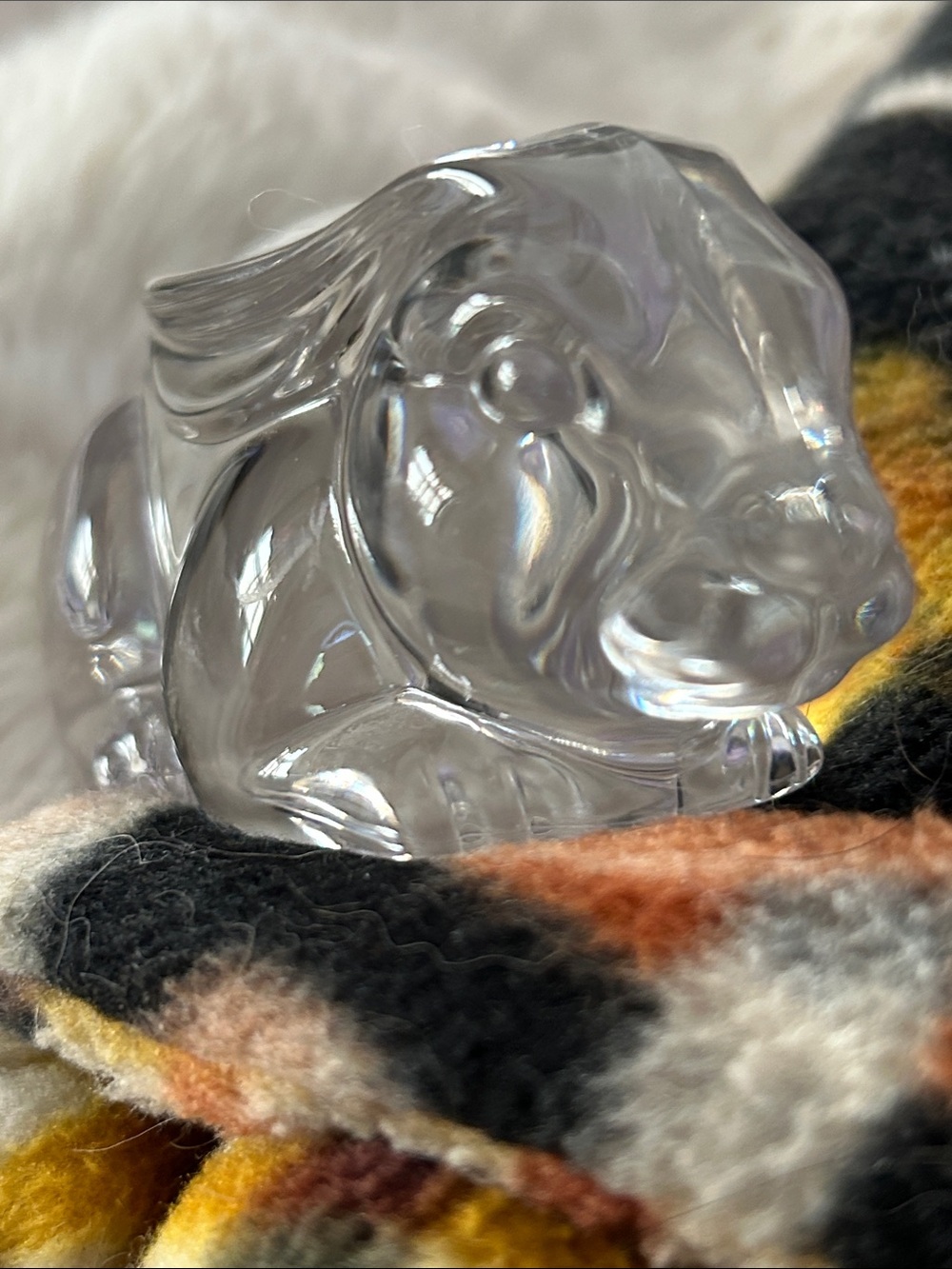 Princess House Clear lead Crystal Bunny Figurine - Picture 5 of 5